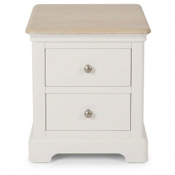 Cotsworth Bedside Locker Grey/Oak